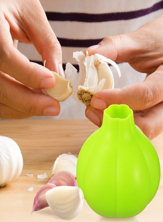Sosoport Silicone Garlic Peeler Tool Efficient Skin Removal for Saving Kitchen Gadget Convenient Garlic Skin Remover for Daily Use - Image 3