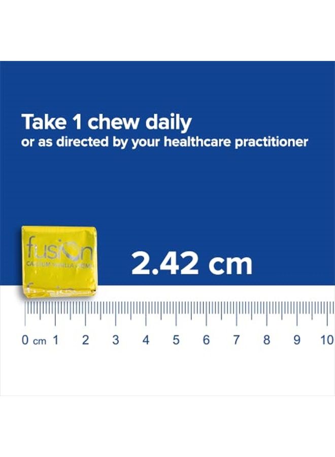 Bariatric Fusion فيتامين بارياكتريك كالسيوم سترات و طاقة مضغ لينة | بنكهة الفانيليا | خالي من السكر | للمرضى الذين خضعوا لجراحة الباريتريك بما في ذلك تحويل المعدة و قص المعدة | 60 حبة - Image 4