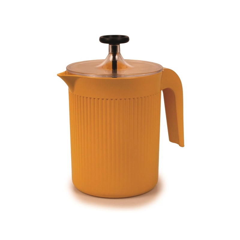 Snips Cremix Milk Frother Manual Milk Frother for Cappuccino Manual Milk Foam Maker Cream Color 050 L 10 x 145 x 153 cm Made in Italy