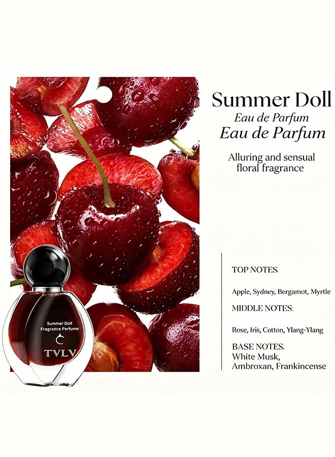 TVLV Summer Doll Fragrance Perfume Long Lasting Eau de Parfum for Women Captivating and Alluring Scent for Everyday and Special Occasions Elegant and Sophisticated Fragrance with Rich Notes 30ml - Image 3