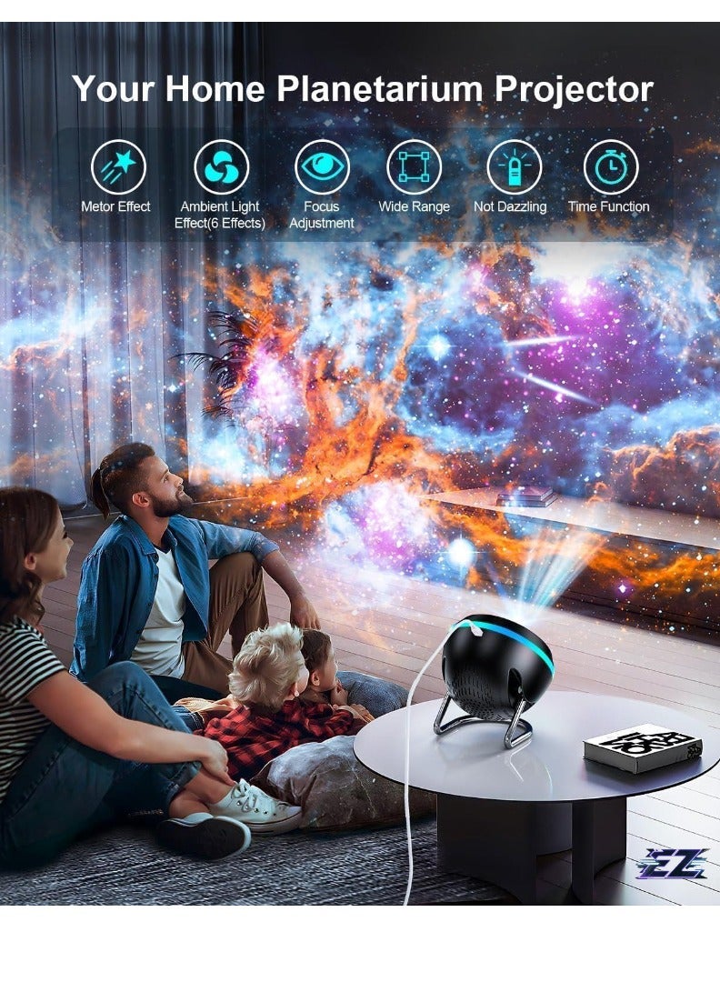 ELTRAZONE Galaxy Projector for Bedroom, 12-in-1 Star Projector Galaxy Light, HD Nebula Night Light Planetarium Projector with Timer, LED Space Galaxy Lamp for Adults, Kids, and Children – Perfect for Relaxation, Sleep, and Home Décor - Image 1