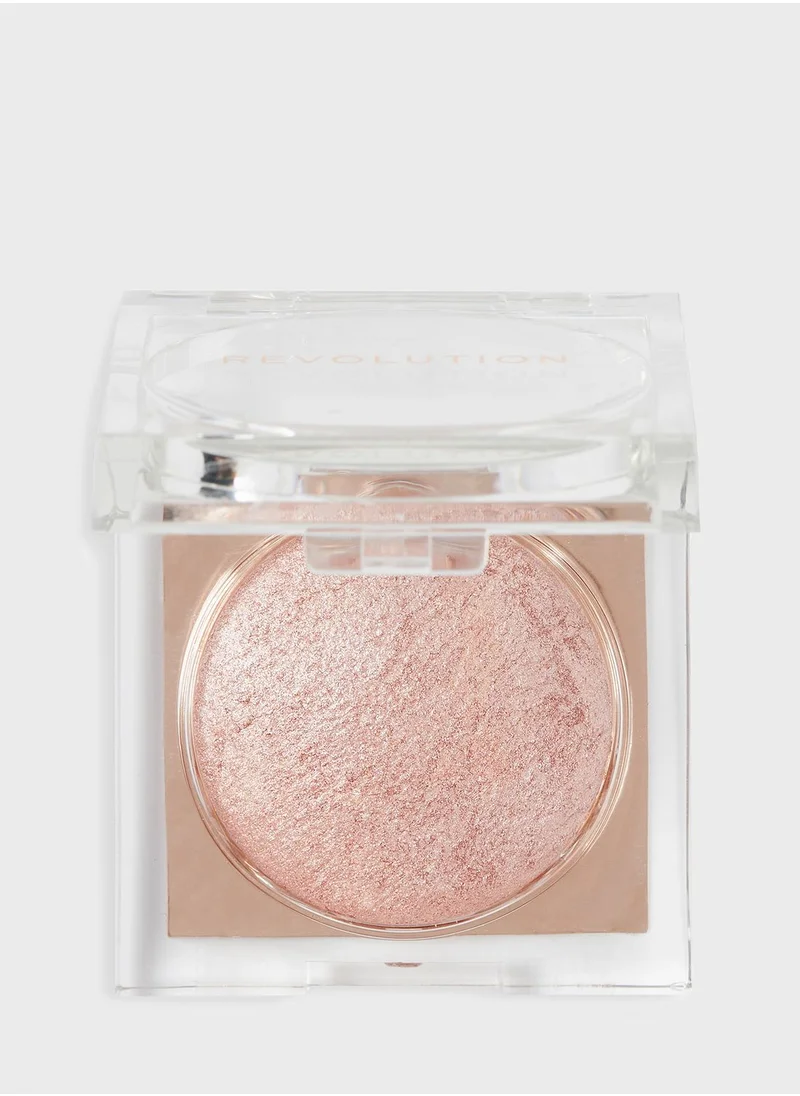REVOLUTION Revolution - Powder Highlighter Beam Bright - Rose Lustre