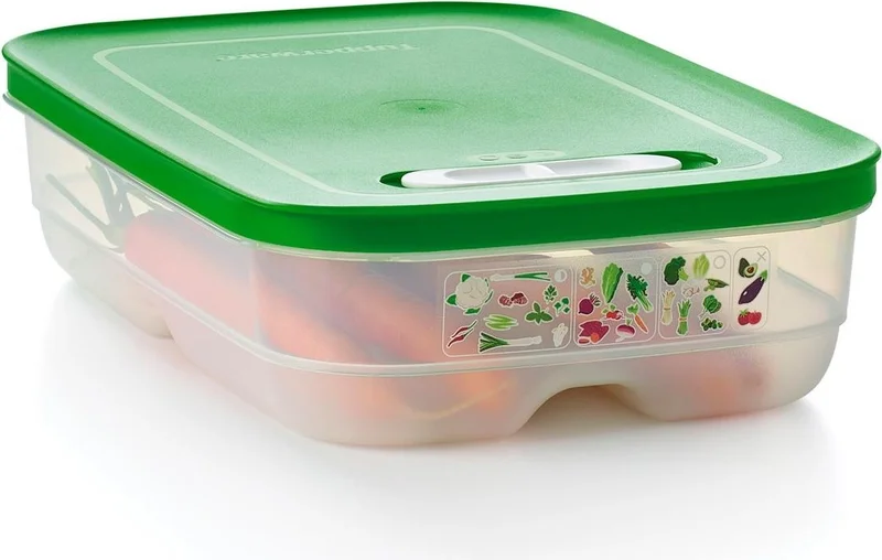 Tupperware Sera Series Short Stem Container 1.8L Green