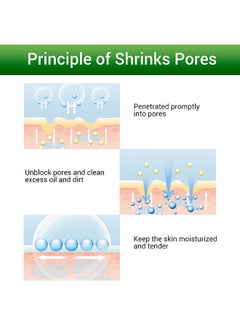 Breylee BREYLEE Pore Refining Serum Shrink Pores Tightens Skin Essence Whitening Moisturizing Anti-Aging Oil Control Facial Essence  - Image 3