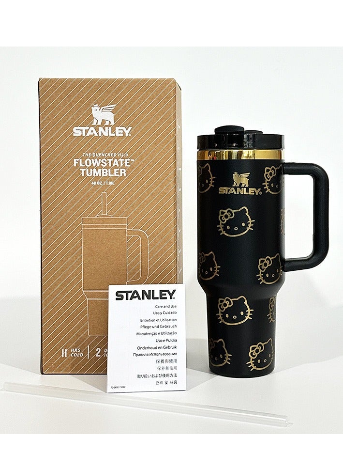 Stanley Quencher H2.0 Stainless Steel Vacuum Insulated Tumbler with Lid and Straw for Water, Iced Tea or Coffee, Smoothie and More,  40oz/1.18L - Image 2