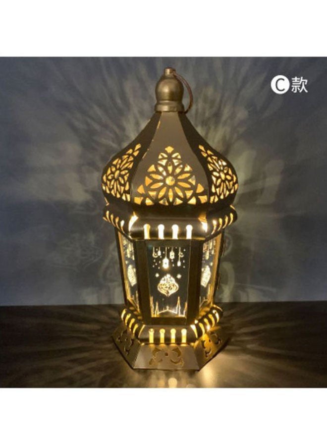 NIBEMINENT Iftar Wind Lamp Gold - Image 2