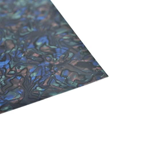 KAISH 25x20cm Acoustic Guitar Self Adhesive Scratch Plate Sheet Pickguard Material Sheet AbalonePearl - Image 3