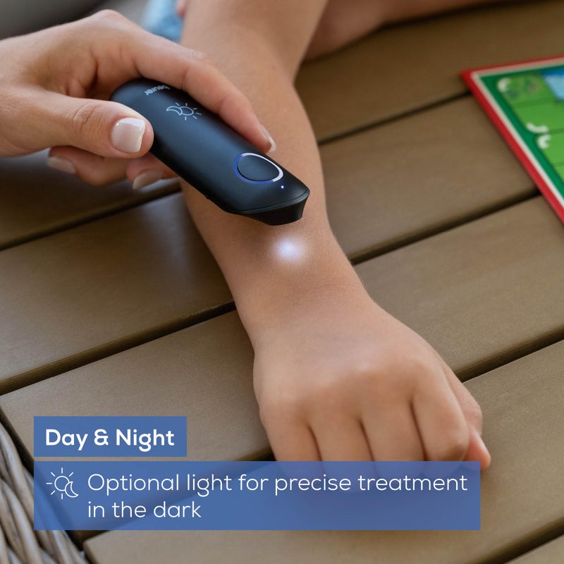 Beurer BR90 Insect Sting and Bite Relief with Light, Chemical-Free Bug Bite Healer for Day and Night, Electronic Heat Device for After Mosquito Bites to Ease Itching and Swelling - Image 3