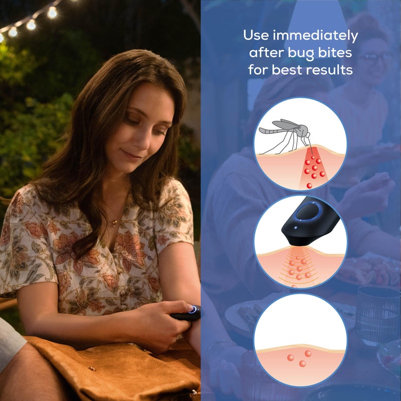 Beurer BR90 Insect Sting and Bite Relief with Light, Chemical-Free Bug Bite Healer for Day and Night, Electronic Heat Device for After Mosquito Bites to Ease Itching and Swelling - Image 5
