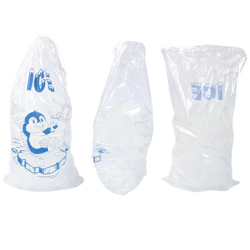Drawstring Ice Pack Bag, Cold-Resistant -20°C, LDPE, Large Capacity - Image 5