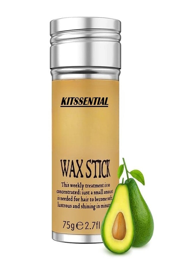 Kitssential® Hair Wax Stick for Women & Men | Flyaways and Edge Frizz Hair, Strong Hold Slick Hair Wax Stick | Non Sticky | No Build-up | 100% Natural Ingredients - 75 gm - Image 1