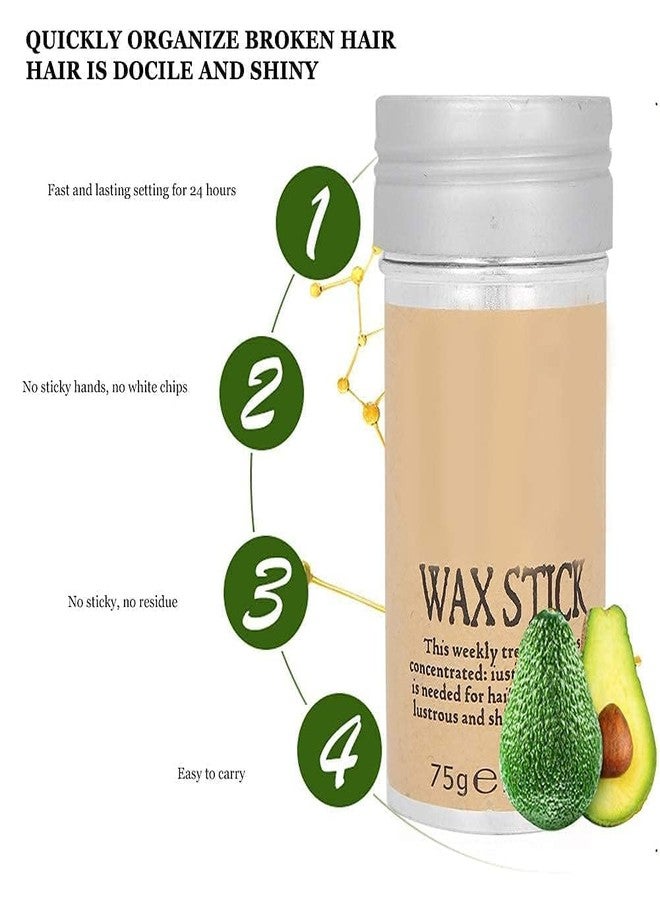 Kitssential® Hair Wax Stick for Women & Men | Flyaways and Edge Frizz Hair, Strong Hold Slick Hair Wax Stick | Non Sticky | No Build-up | 100% Natural Ingredients - 75 gm - Image 5