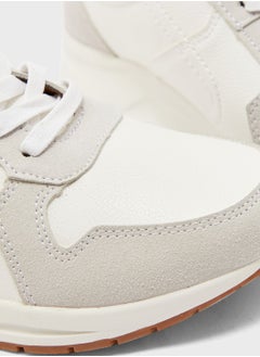 Seventy Five Faux Leather and Suede Casual Sneakers  - Image 5