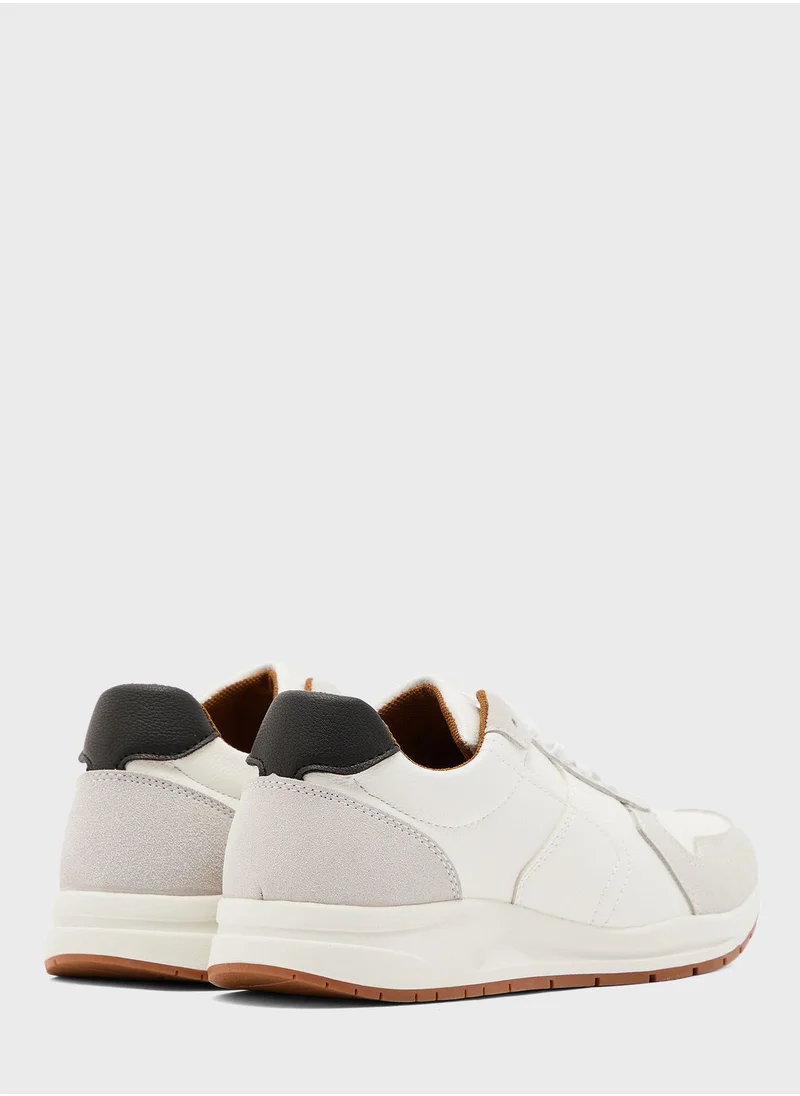 Seventy Five Faux Leather and Suede Casual Sneakers