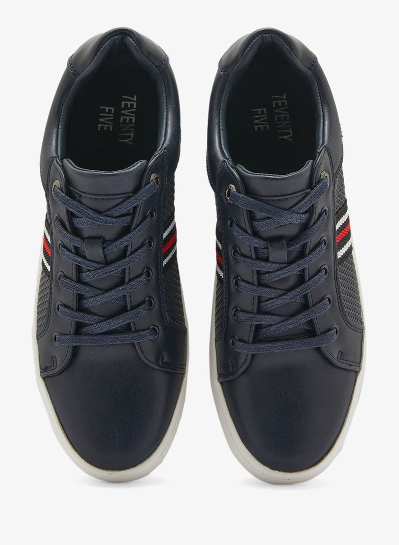 Seventy Five Webbing Detail Casual Lace Up - Image 3