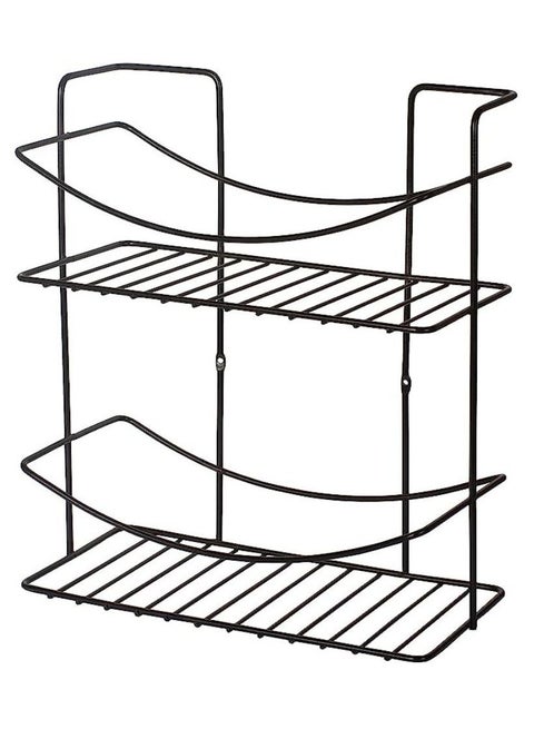 Shower Caddy Rustproof Shampoo Holder, Stainless Steel Shower Organizer for Bathroom 2 Tiers Black
