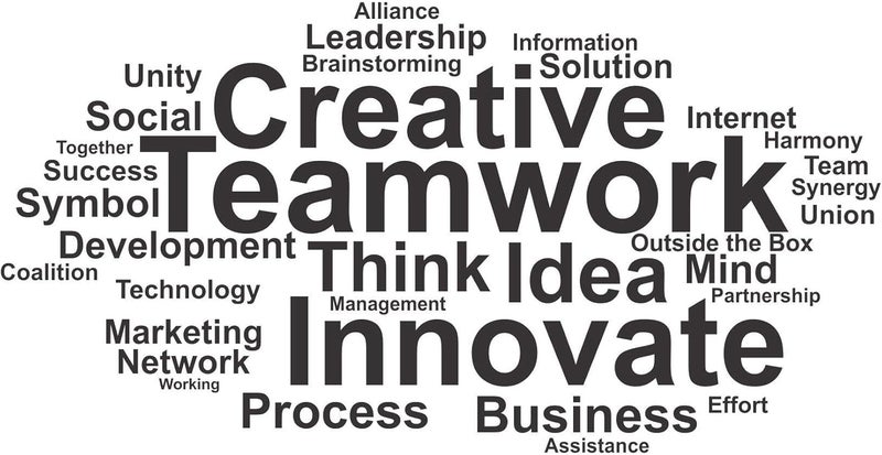 Asmi Collections Creative Teamwork Wall Sticker - Image 1