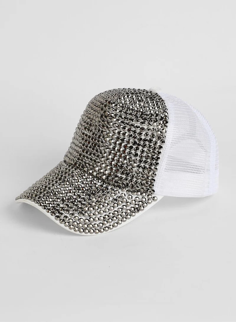 Haute Sauce Maxi Studded Baseball Cap
