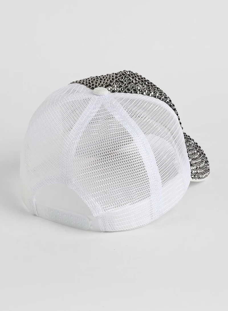 Haute Sauce Maxi Studded Baseball Cap