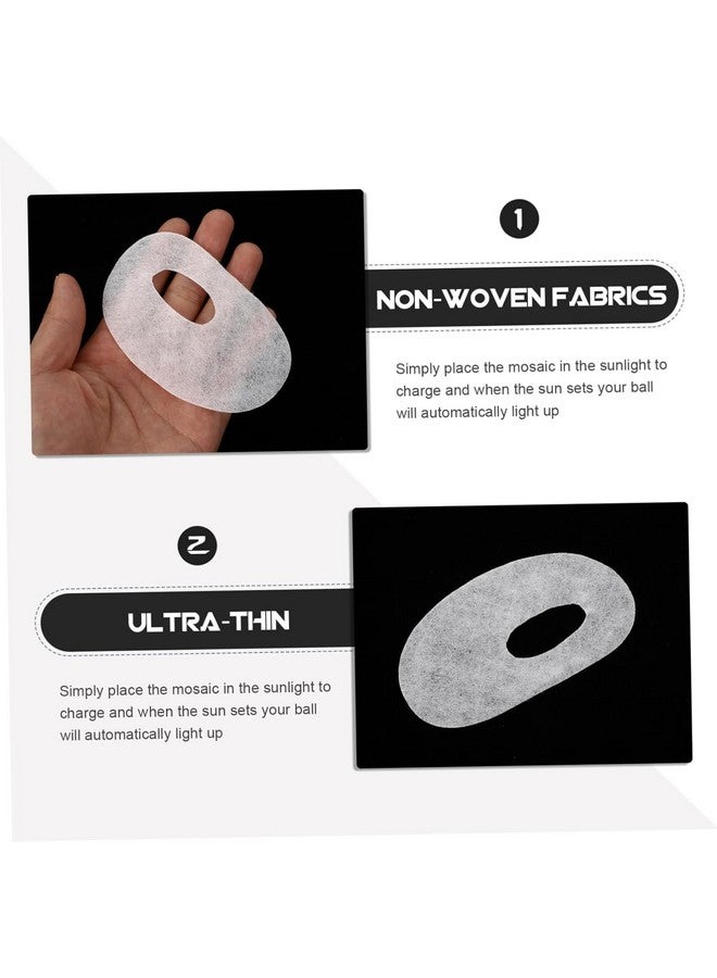 Nidy® 100Pcs Disposable Dry Oval Shape Eye Patch Sheets - Non-Woven Under Eye Care Pads for Dark Circles, Puffiness & Skincare Treatments - Ideal for Creams & Lotions, Suitable for All Skin Types - Image 2
