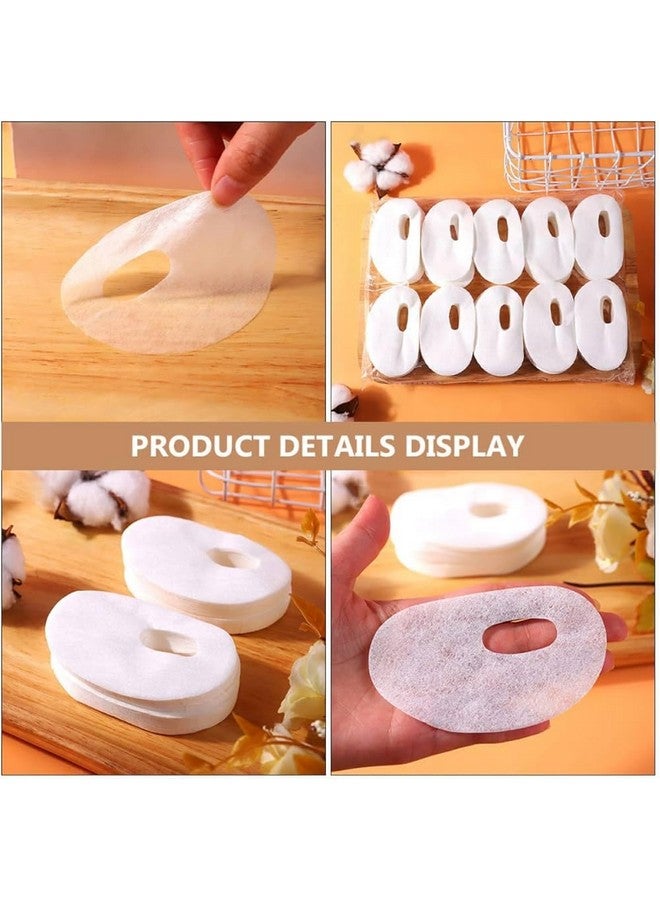Nidy® 100Pcs Disposable Dry Oval Shape Eye Patch Sheets - Non-Woven Under Eye Care Pads for Dark Circles, Puffiness & Skincare Treatments - Ideal for Creams & Lotions, Suitable for All Skin Types - Image 5