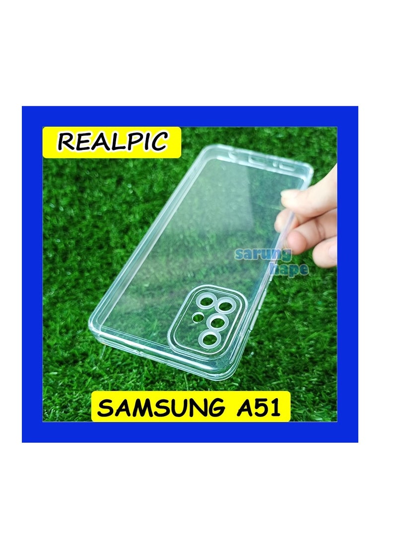 Case for Galaxy A51 4G Case, Samsung A51/Galaxy M40S SM-A515U Case for Girls Women, Clear Transparent Soft Flexible TPU Slim Phone Protective Case Cover for Samsung Galaxy A51 4G Clear