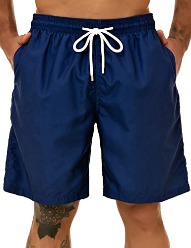 KAILUA SURF Big and Tall Mens Swim Trunks, 9" Mens Designer Bathing Suit Boardshorts - Image 1