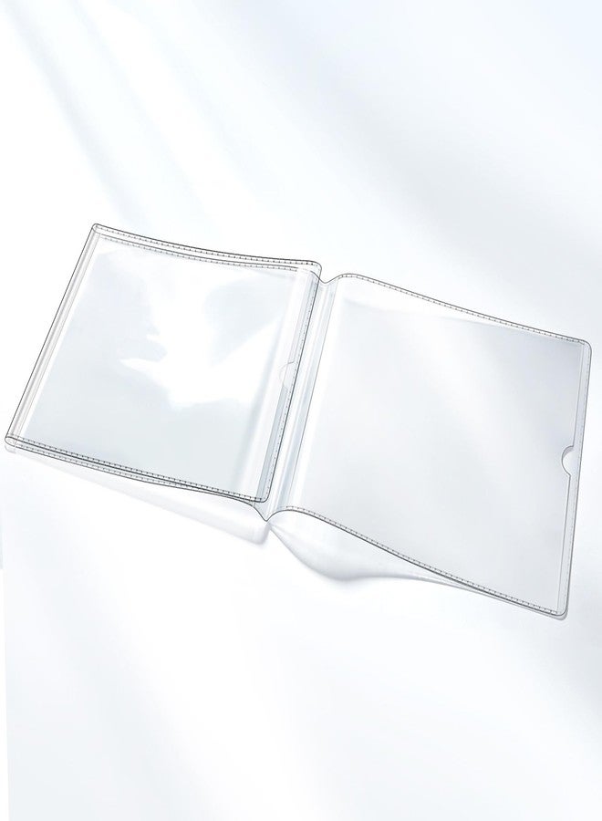 tutata 2026 Mahjong Card Sleeve Set, 4PCS Clear Cover with 320 pcs Mahjong Card Line Finder Highlighter Tape - Fit Large Print Size (6 1/8" x4 3/4") - Image 2