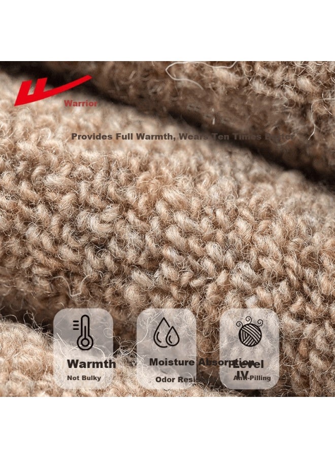 Pull Back Warrior Men's Winter Thickened Thermal Socks Long Tube Terry Socks Autumn And Winter Cold Resistant Warm Socks - Image 5