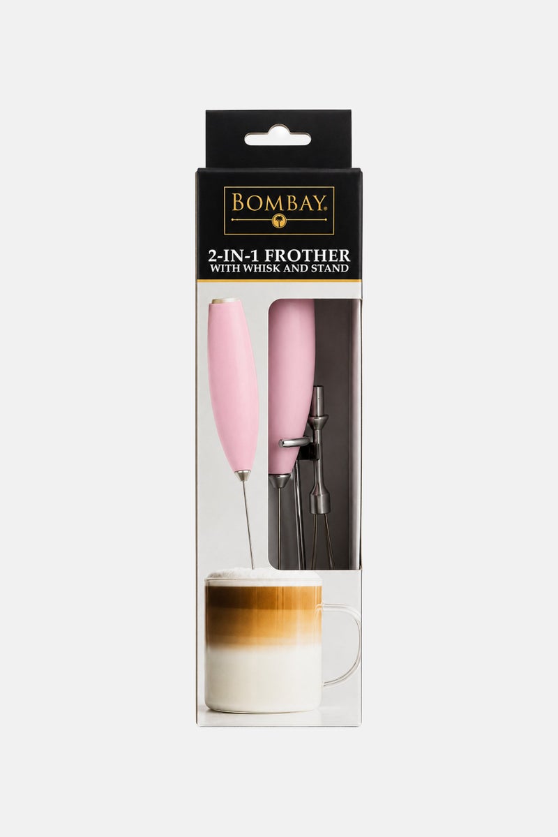 Bombay 2-in-1 Frother Stainless Steel Whisk  Stand - Image 1