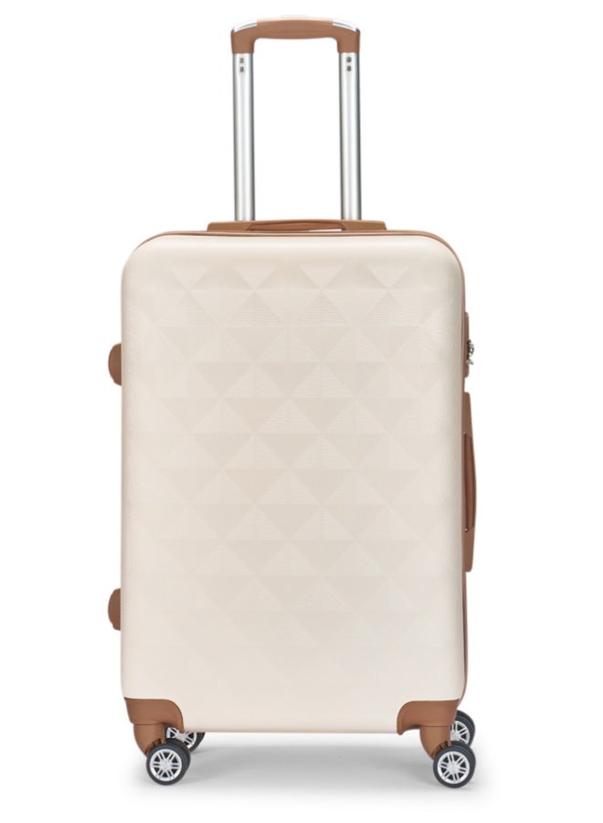 LIMRA Hardside 6 Piece Luggage Trolley Set Beige/Gold - Image 4