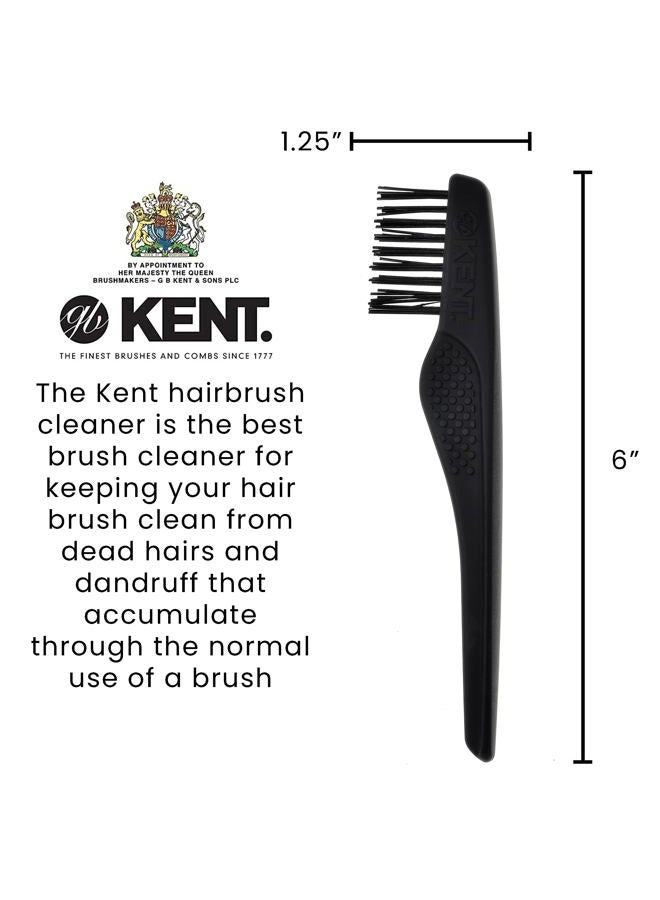 Kent LPC2 Brush Cleaning Rake Tool - Hair and Dandruff Remover for Brushes, Combs, and Grooming Tools - Image 2