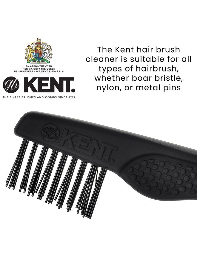 Kent LPC2 Brush Cleaning Rake Tool - Hair and Dandruff Remover for Brushes, Combs, and Grooming Tools - Image 4