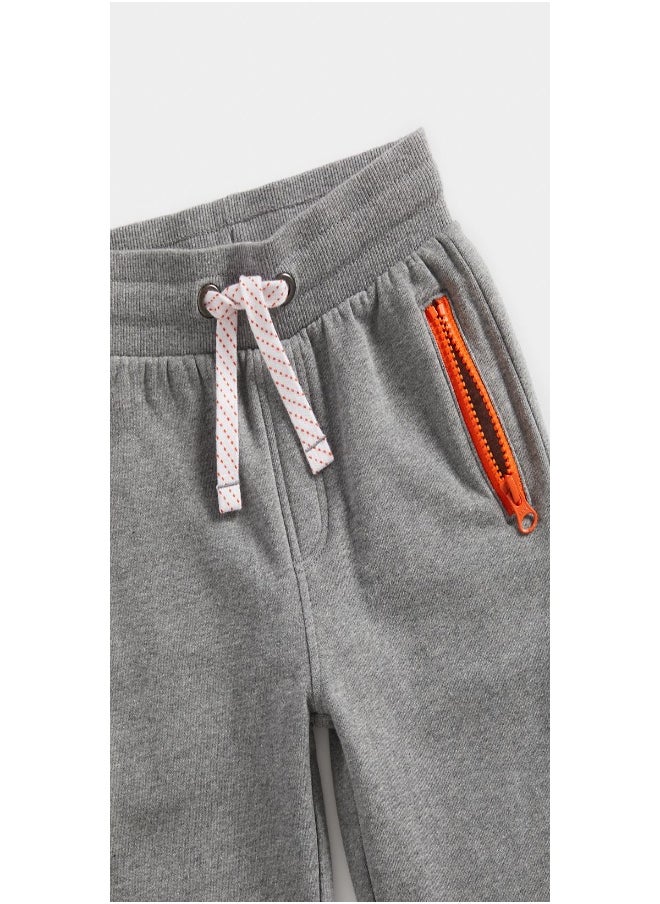 mothercare - Grey Quilted Panel Joggers - Image 1