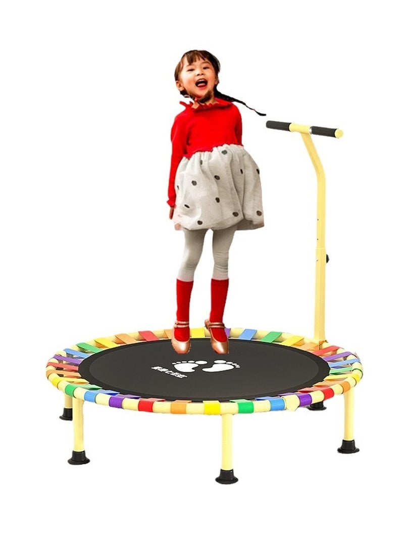 زيريفام ترامبولين ZERIFAM للأطفال ، 40 بوصة 3 سرعات قابلة للتعديل ، مع مقبض لعبة ترامبولين للأطفال المستقرة والصامتة ، قدرة الوزن القصوى 500 رطلًا للترفيه للأطفال - Image 1