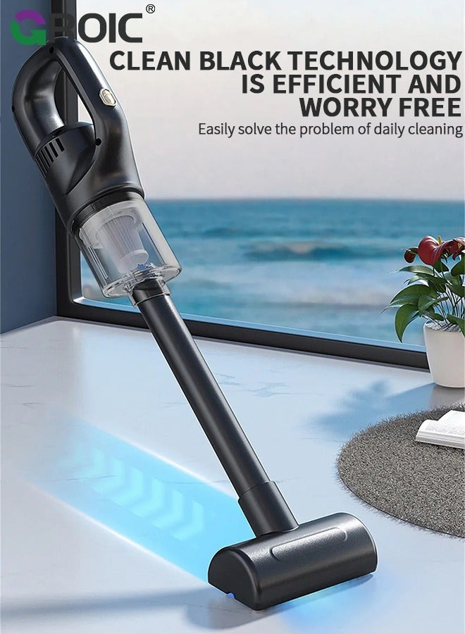 GROIC Wireless Charging Vacuum Cleaner Portable Car Home Car Cordless Stick Vacuum Cleaner with Large Suction High Power Pet Cleaning Vacuum Cleaner  - Image 3