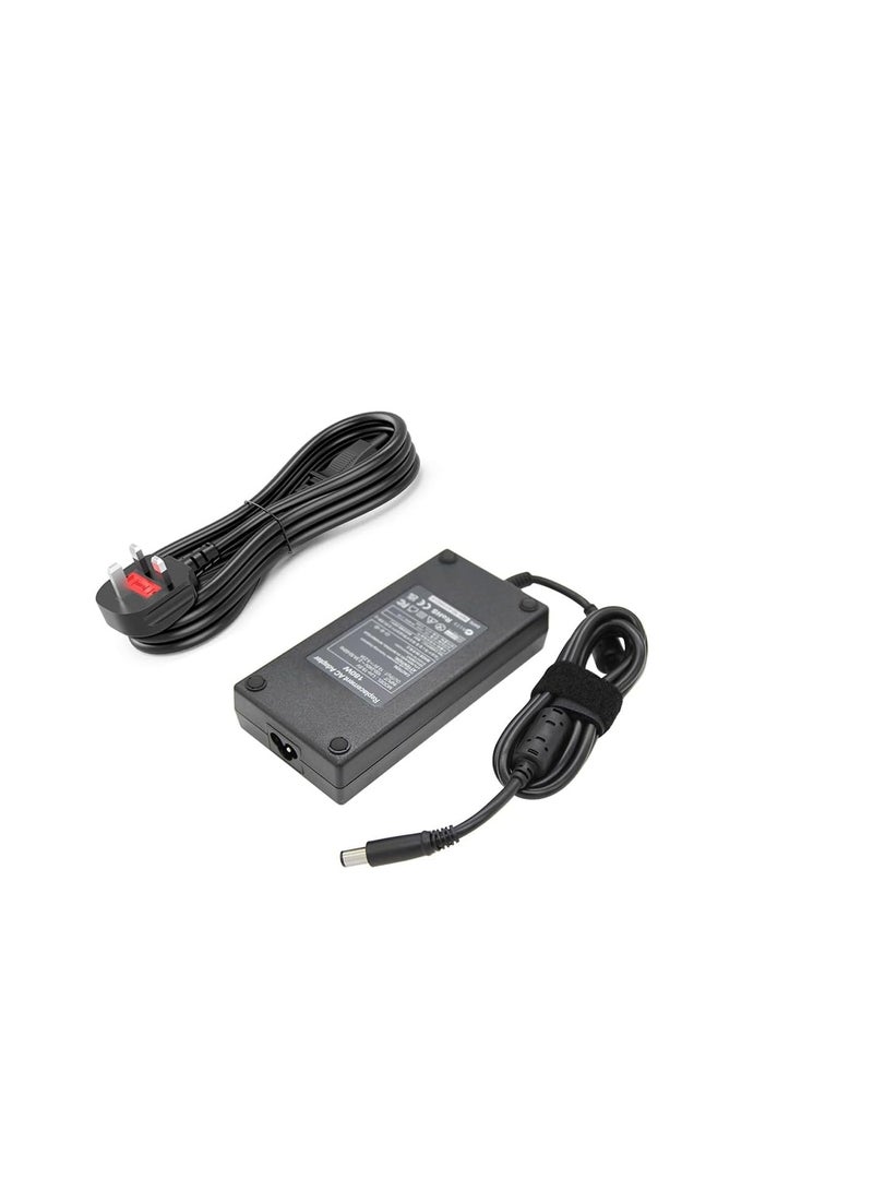 Terabyte 180W Charger laptop adapter for dell 19.5V 9.23A 7.4x5.0mm for Alienware 15 R3 15 R2 X51 13 14 M17X M15X M14X X51 for Precision 7510 M4700 M4800 M6300 G3 G5 G7-3579 with UK Plug Cable - Image 1