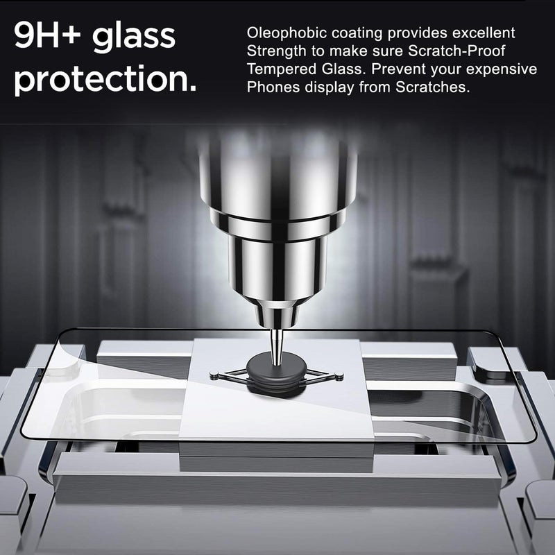 Mobilebies Premium Tempered Glass Screen Protector Guard For Oppo K13 Turbo Pro / K13 Turbo (6.8 Inch, Pack of 1) |HD Clear Edge to Edge Coverage With Easy to installation kit - Image 3