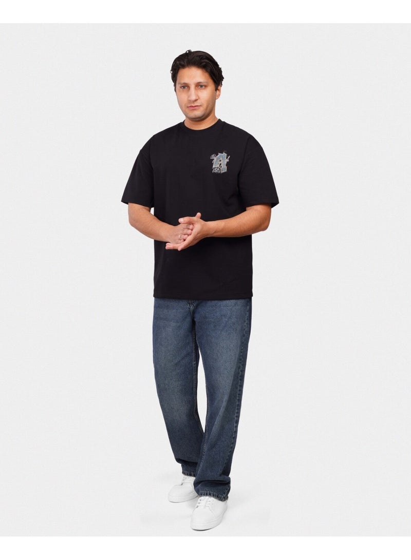 TORINESE "Alpha Noir" Graphic Oversize - Image 1