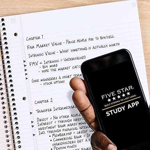 Five Star and National Wildlife Federation Spiral Notebook + Study App, 1 Subject, College Ruled Paper, 11" x 8-1/2", 80 Sheets, Forest Bear, 1 Count (820088FM) - Image 2