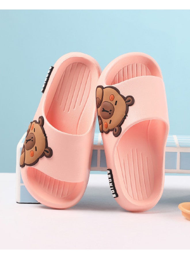 abckids Children's Slippers Parent-child Boys And Girls 2025 Bathroom Slippers Soft-soled Lightweight Home Shoes Outdoor Sandals - Image 1