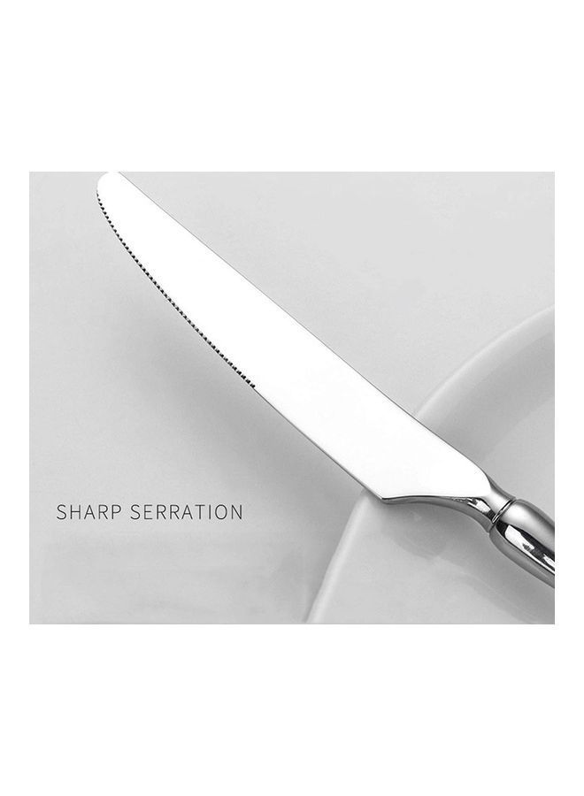 نيبمينينت طقم أدوات مائدة مكون من 4 قطع فضي - Image 4