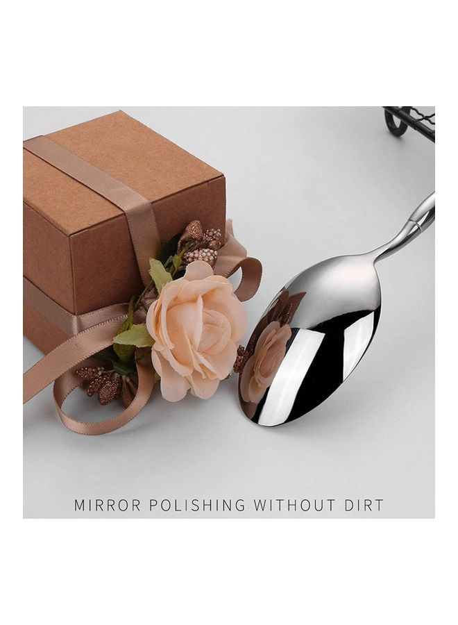 نيبمينينت طقم أدوات مائدة مكون من 4 قطع فضي - Image 2