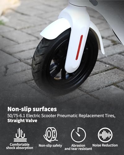 Walshen 8.5 Tire Tube 50/75-6.1 Scooter Tire Replacement for Gorax/Xiaomi Electric Scooter,8.5 Inner Tyre, Thickened 8.5x2 Front Rear Pneumatic Tire and Tubes（1 Set - Image 3