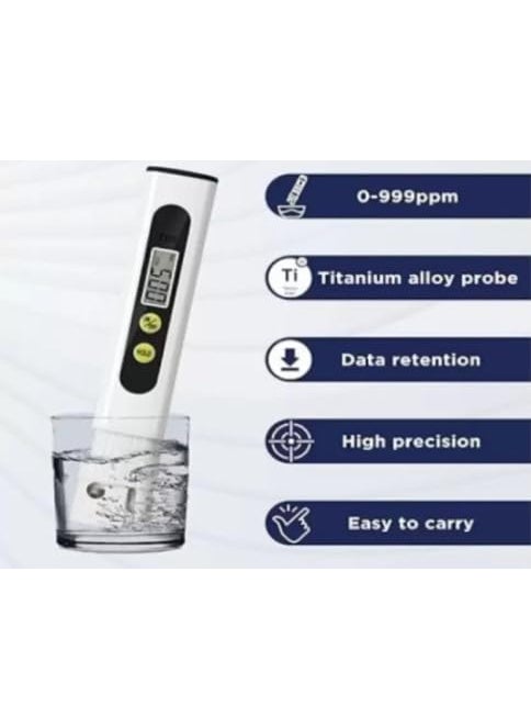 AQUAPINE AQUAPINE TDS Meter for HomeWater Quality Tester 0999ppm Measurement Range for Drinking Water Aquariums Pool  - Image 4