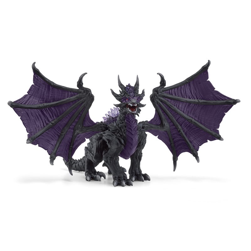 Schleich مجسم تنين الظل المتحرك الأجنحة من شلايش إلدرادور للمخلوقات 85 مع أجنحة قابلة للحركة للعب الخيالي للأطفال من عمر 7 سنوات 70152 - Image 2