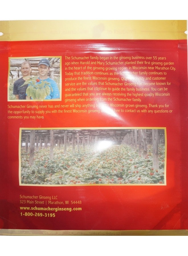 Schumacher Ginseng's Pure Wisconsin Ginseng Powder 8 Ounce Gift Bag