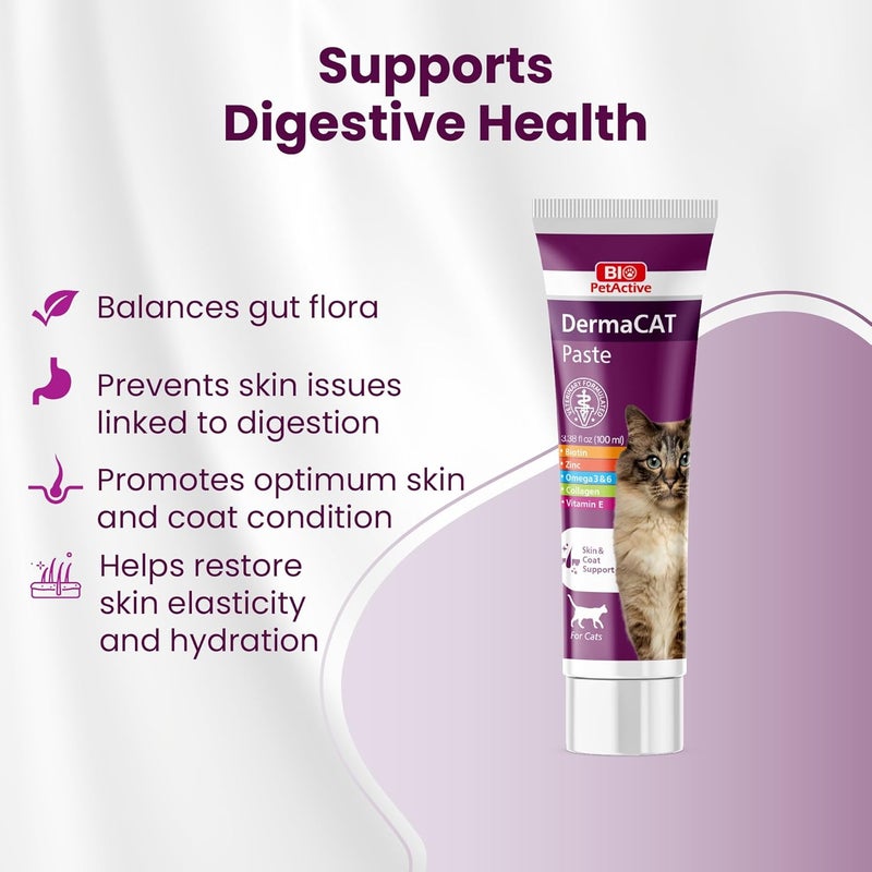 Bio PetActive Cat Skin & Coat Care Paste - 100 ML - Image 3