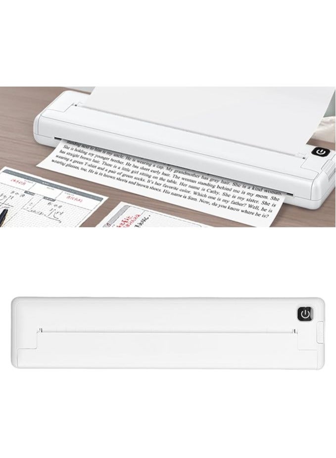 erorex A4 Thermal Printer 200dpi Mini Portable Bluetooth Rechargeable Inkless Thermal Mobile Printer Compatible with IOS, Android, Printers Wireless for Travel, Mobile Office, School - Image 5