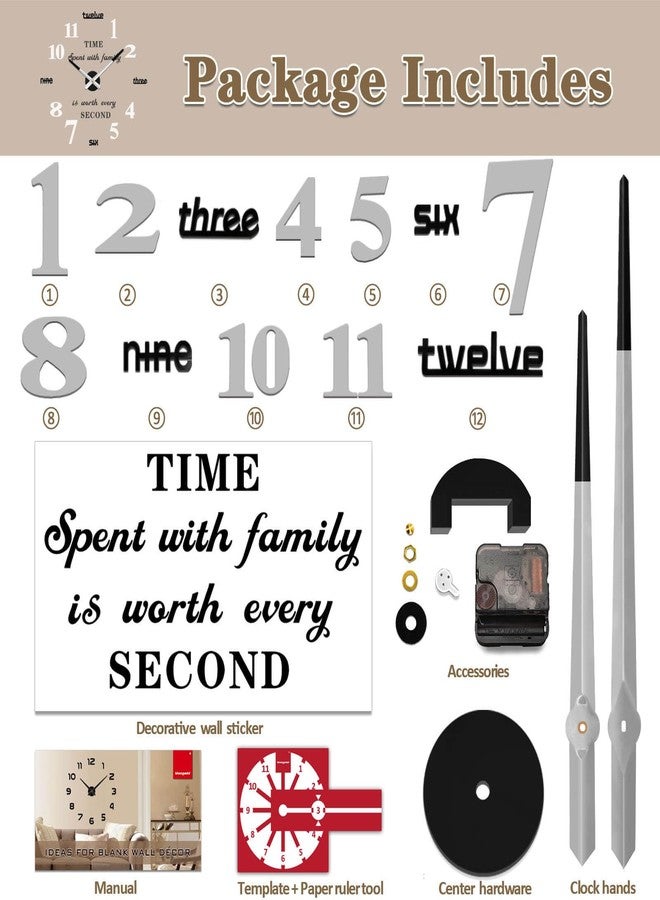 VANGOLD Design Creative Wall Clock - Elegant Wall Art for Living Room Decor - Image 5